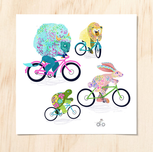 Bicycle Friends - Production Print