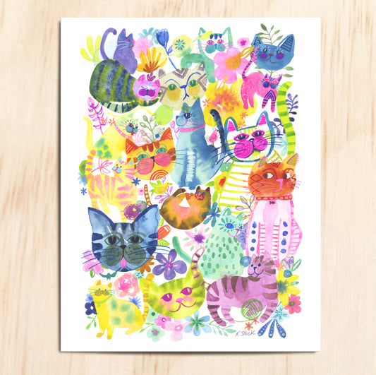 Cat Dreams - Signed and Numbered Limited Edition Print.