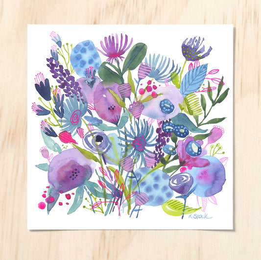 February Floral - Signed and Numbered Limited Edition Print.