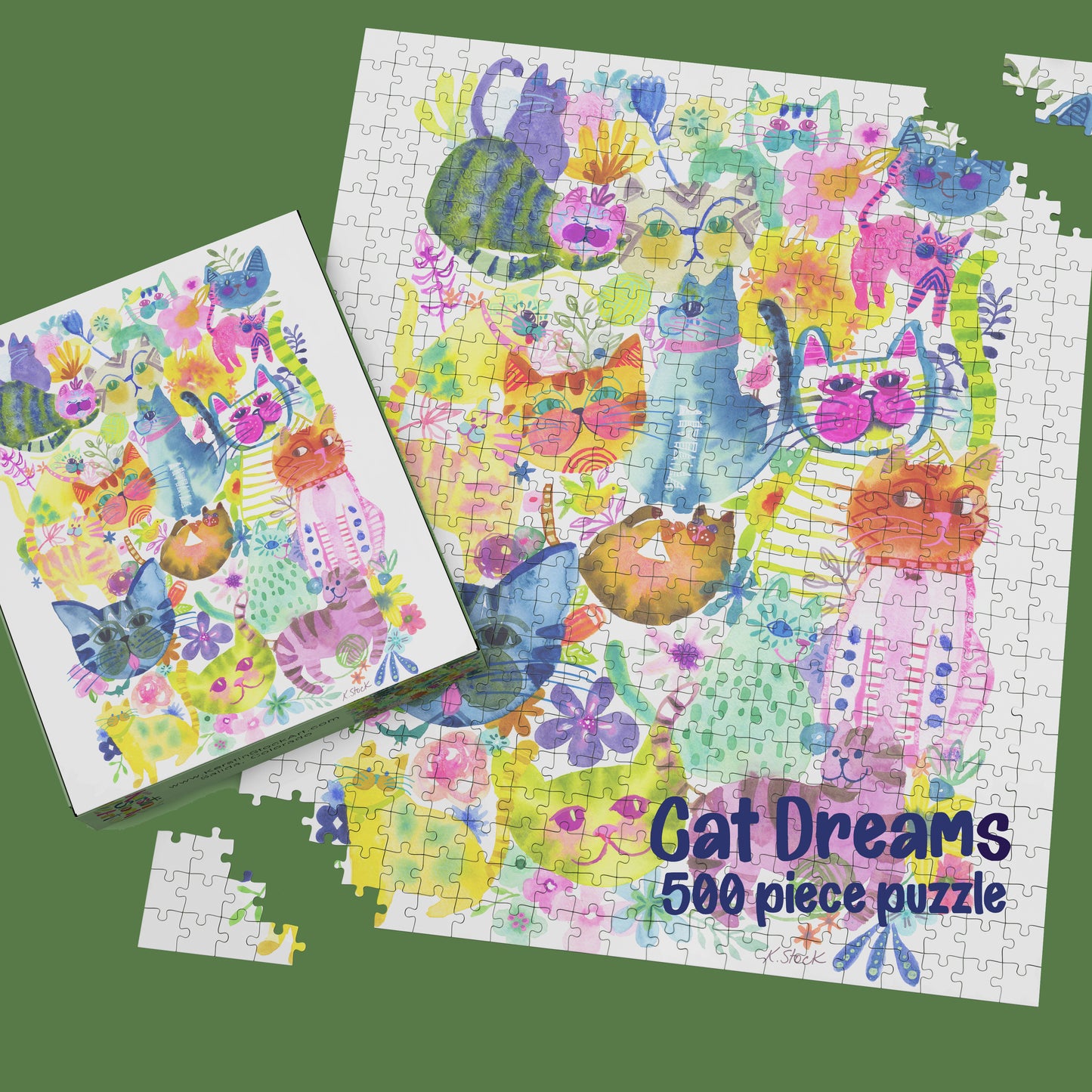 Cat Dreams - 500 Piece Puzzle