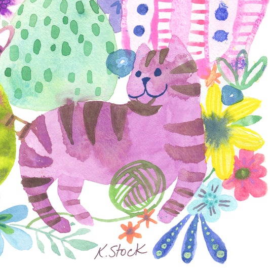 Cat Dreams - Signed and Numbered Limited Edition Print.