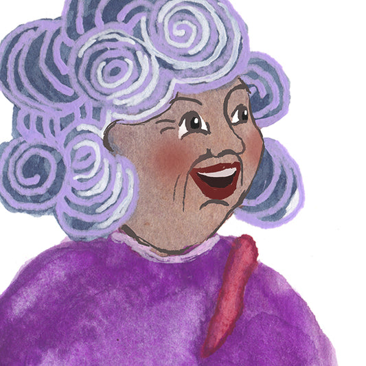 Skateboarding Grandmas - Production Print