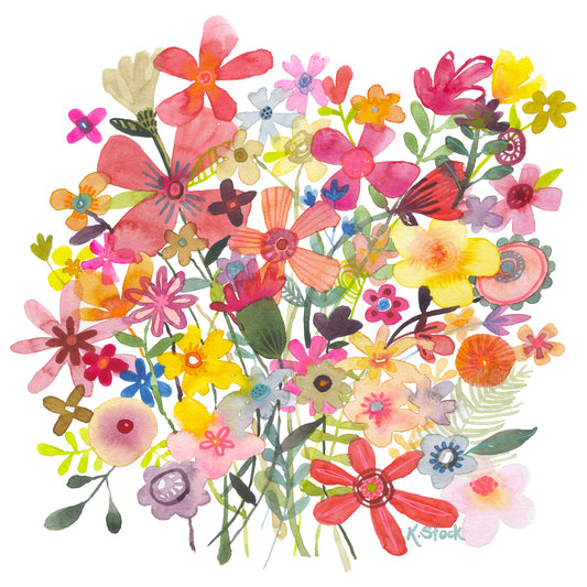 Orange Daisies - Signed and Numbered Limited Edition Print.