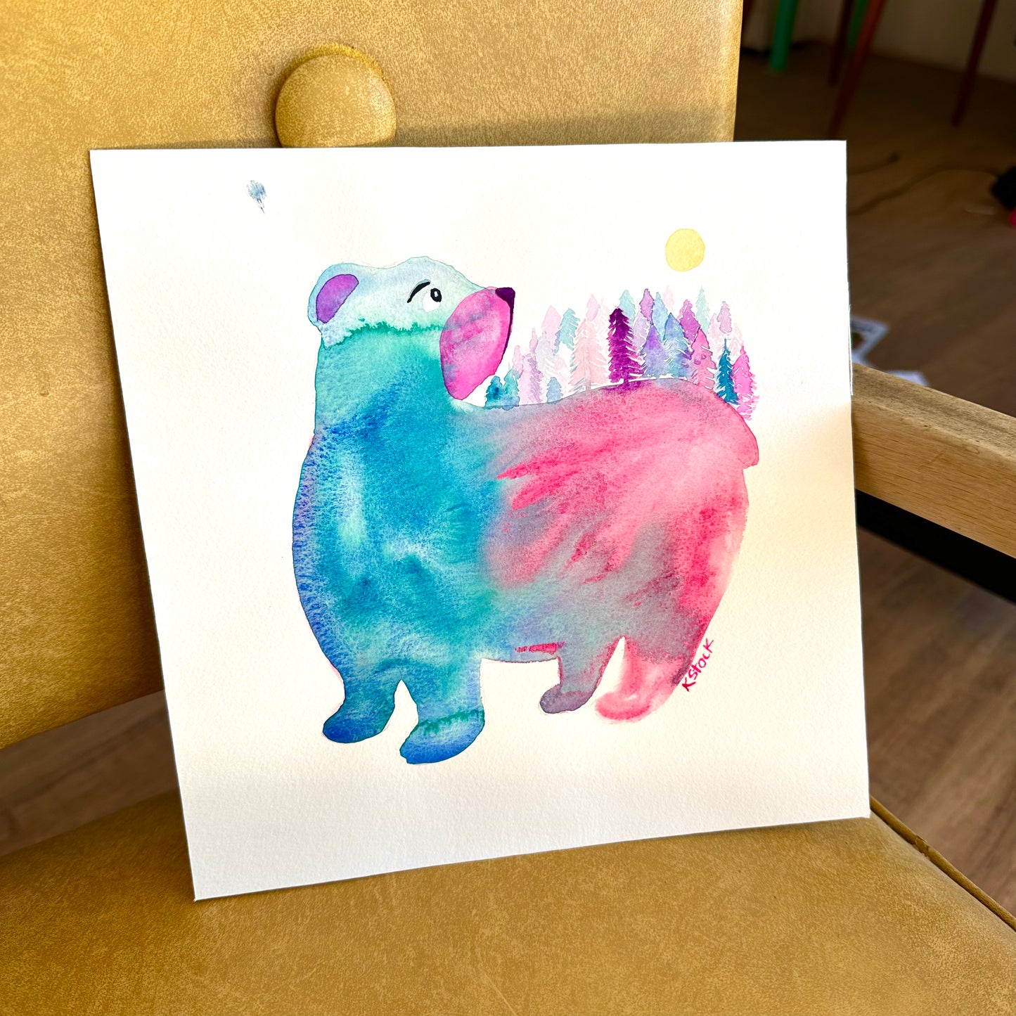 "Forest Bear" Original