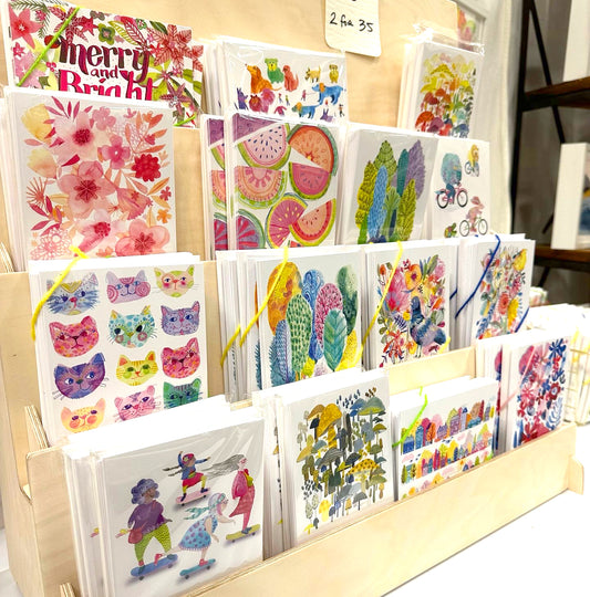 Orange Daisies - Note Cards