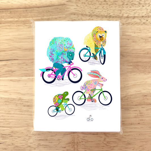 Bicycle Friends - Note Cards