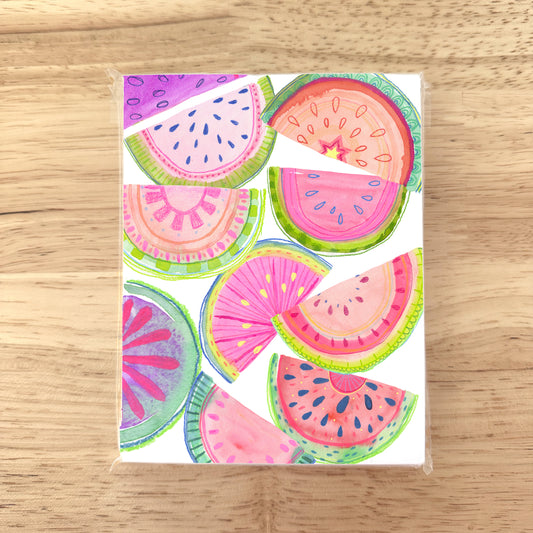 Funky Melons - Note Cards