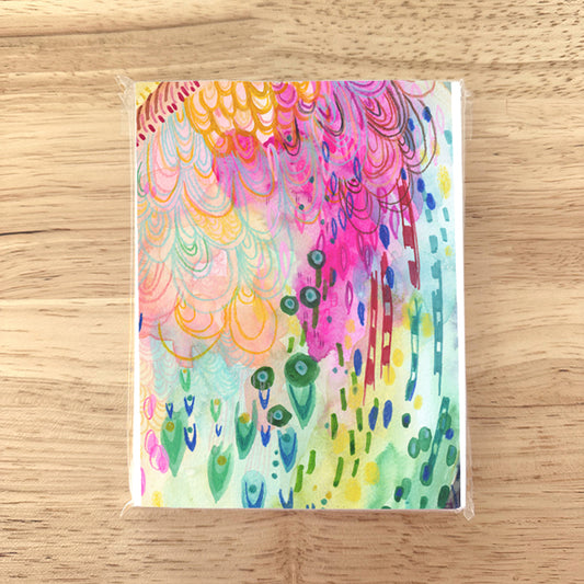 Feather Abstract - Note Cards