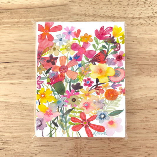 Orange Daisies - Note Cards