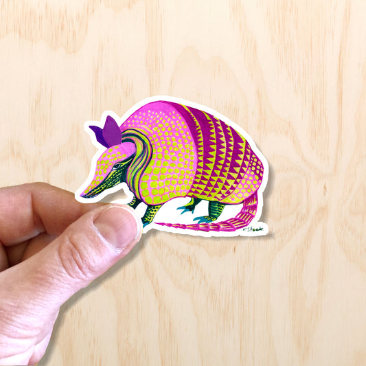 Armadillo Sticker 3"