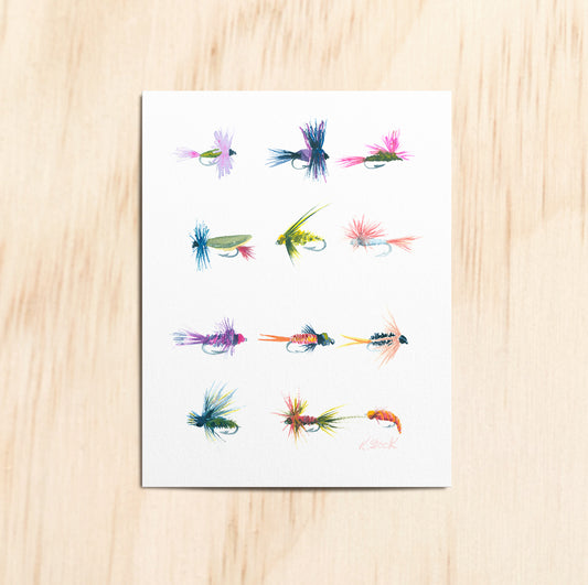 Fishing Flies 1 - Production Print