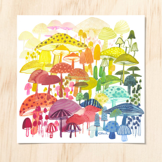 Full Spectrum Mushrooms - Production Print