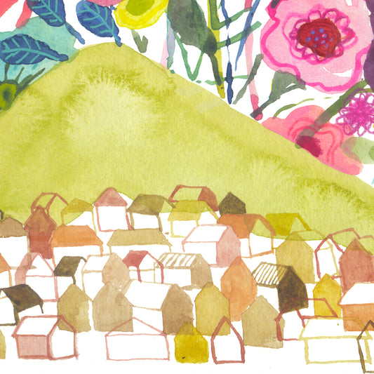 Mountain Town Bouquet - Signed and Numbered Limited Edition Print.