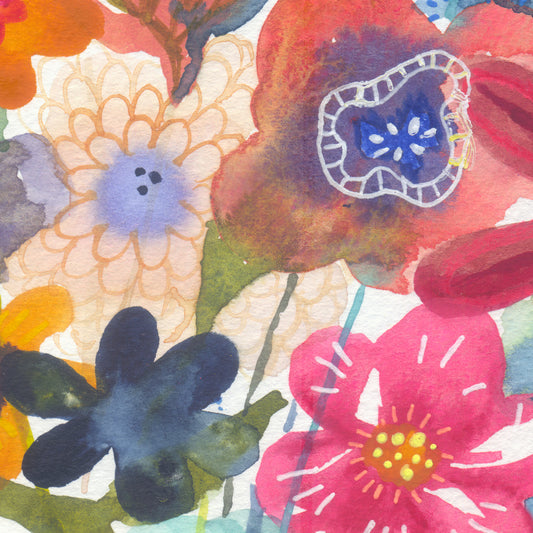 Yellow Tandem Bouquet - Signed and Numbered Limited Edition Print.