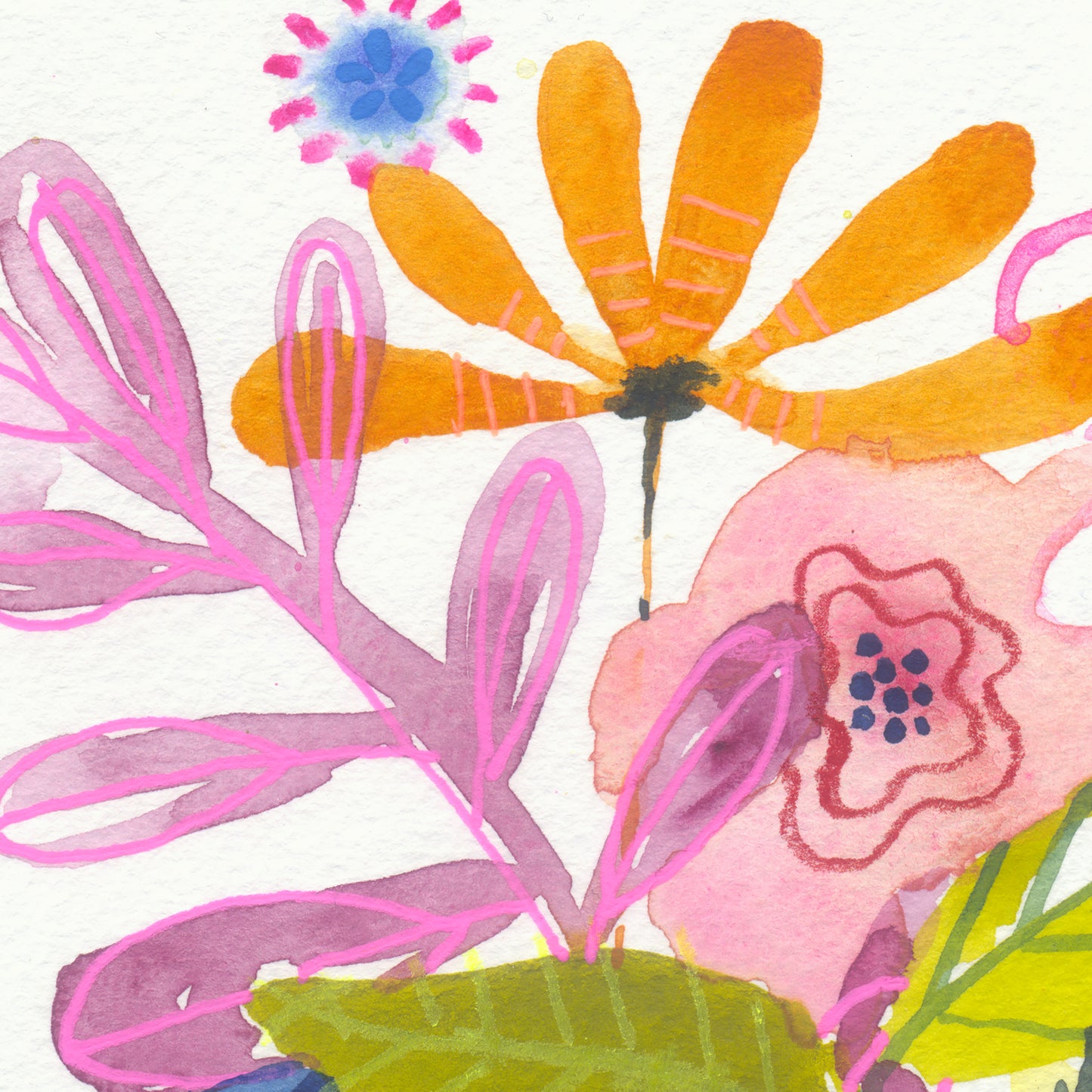 Yellow Tandem Bouquet - Signed and Numbered Limited Edition Print.