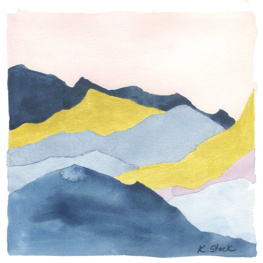Pink Sky Mountain #2 - Signed and Numbered Limited Edition Print.