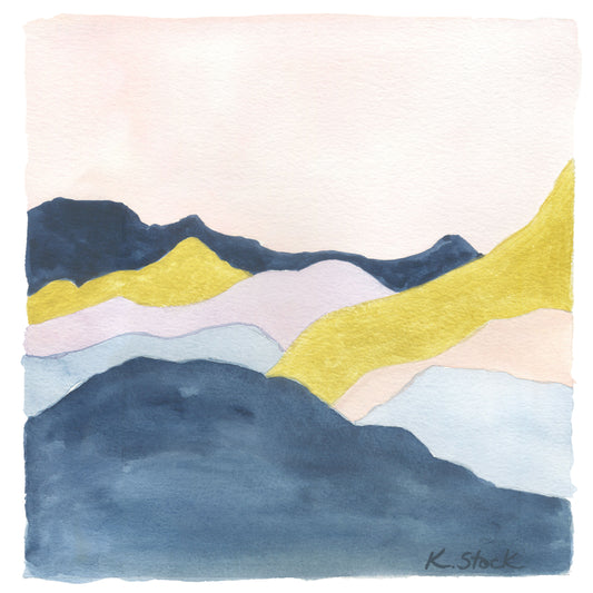 Pink Sky Mountain 1 - Signed and Numbered Limited Edition Print.