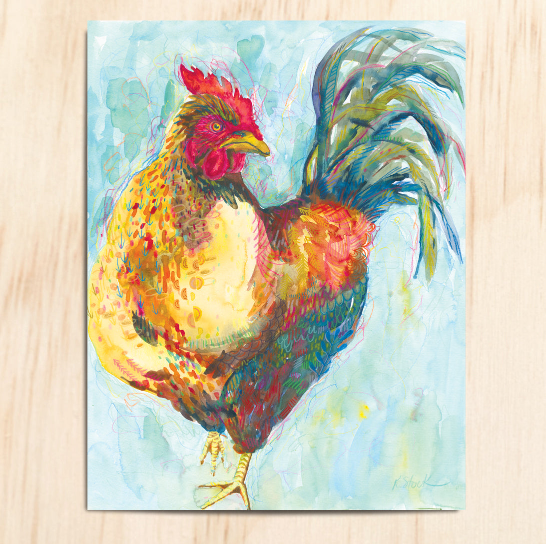 Cogburn (Rooster) - Signed and Numbered Limited Edition Giclee Prints