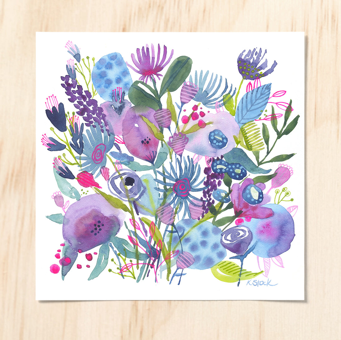 February Floral - Signed and Numbered Limited Edition Print.