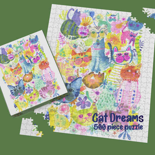 Cat Dreams - 500 Piece Puzzle