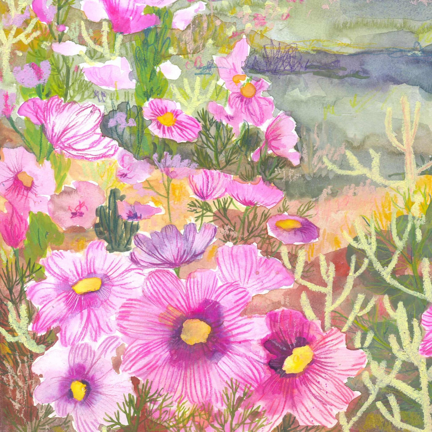 Desert Cosmo Dream - Signed and Numbered Limited Edition Giclee Prints
