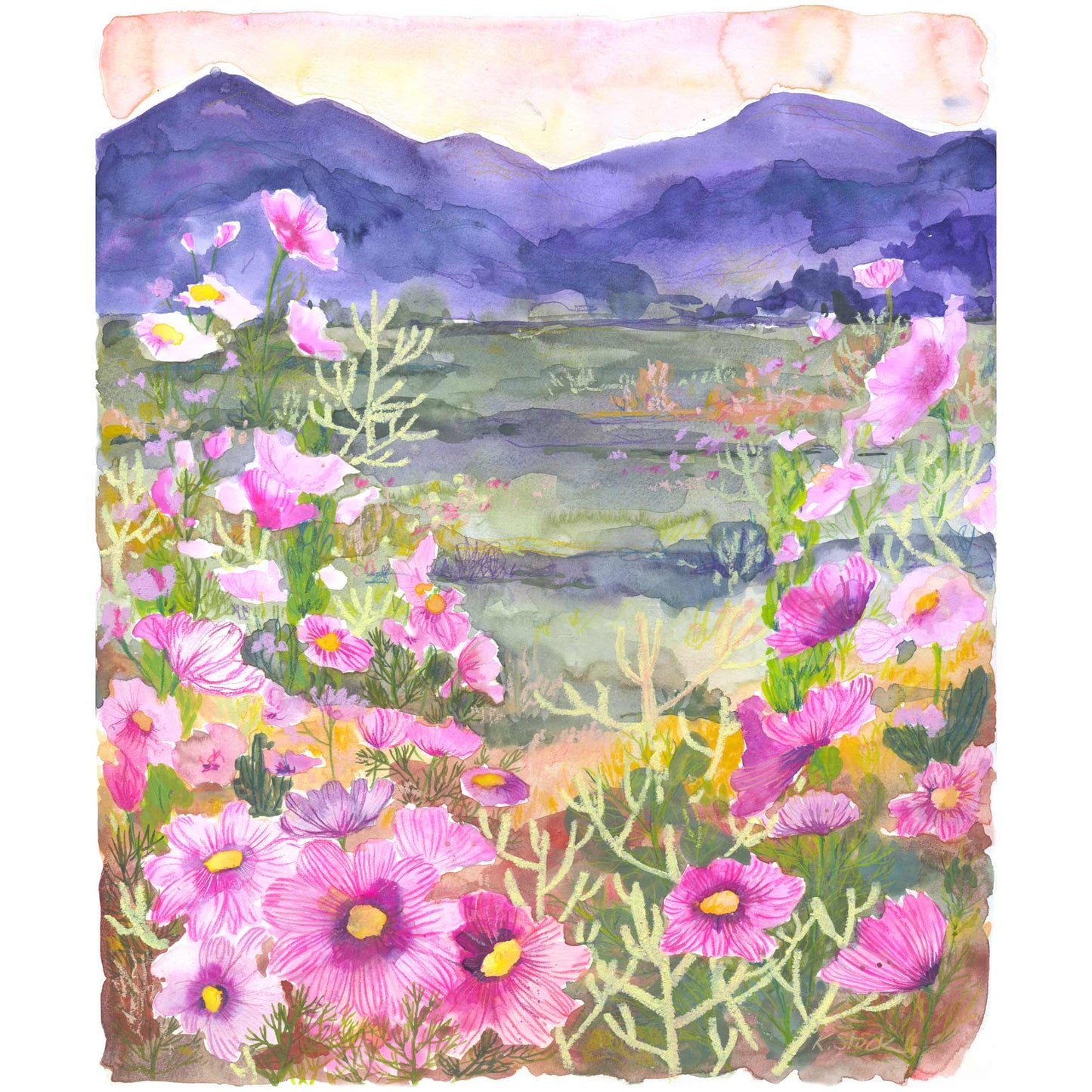 Desert Cosmo Dream - Signed and Numbered Limited Edition Giclee Prints