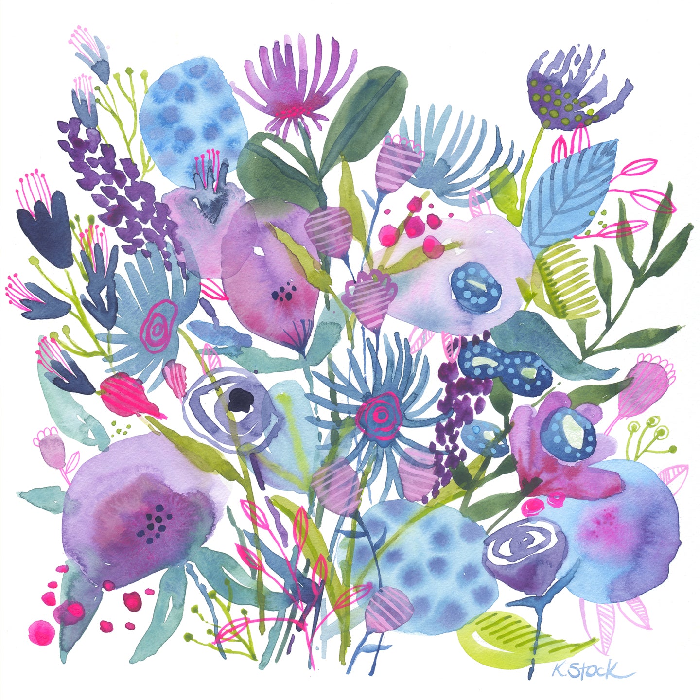 February Floral - Signed and Numbered Limited Edition Print.