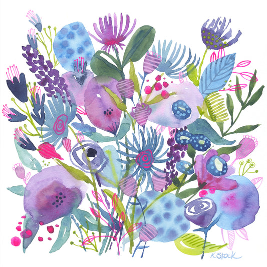 February Floral - Signed and Numbered Limited Edition Print.