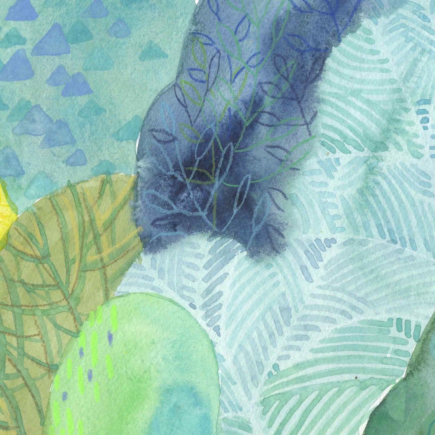 Green Trees Reader - Signed and Numbered Limited Edition Print.