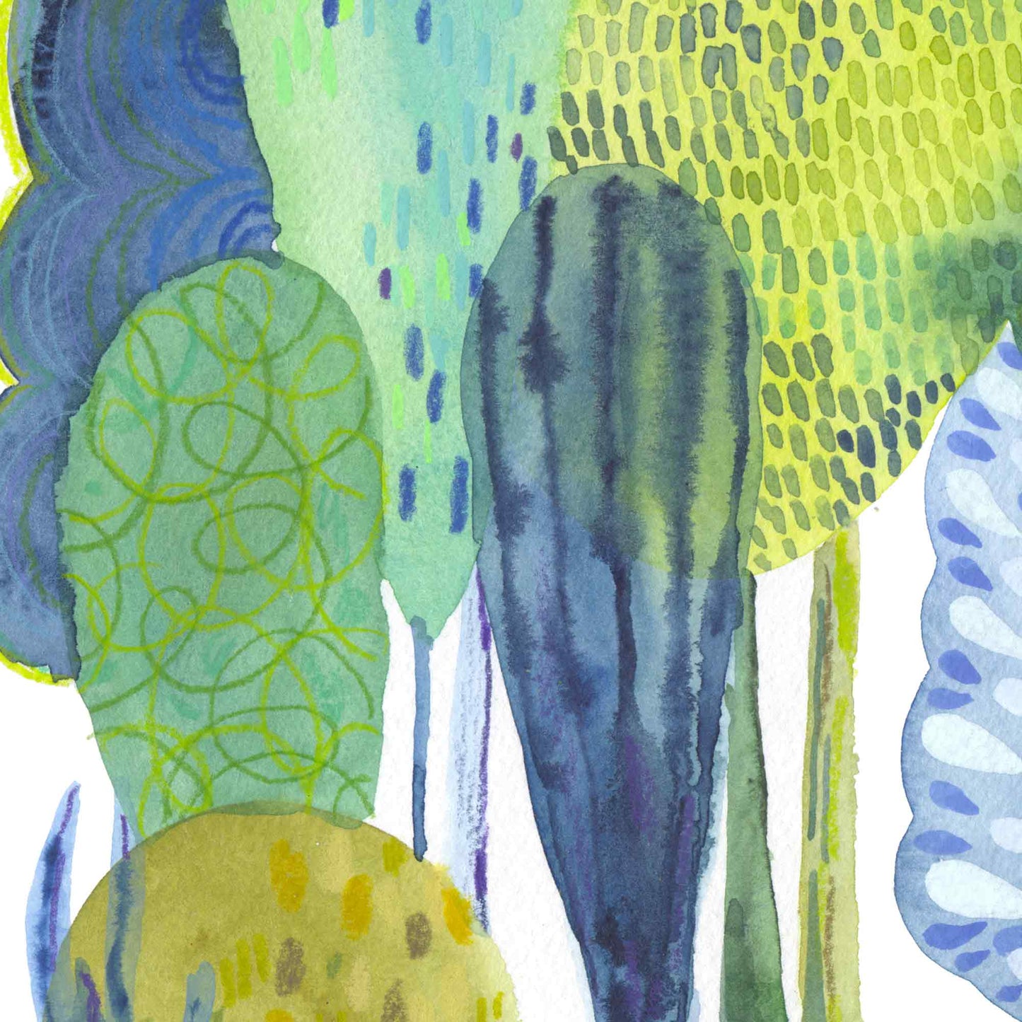 Green Trees Reader - Signed and Numbered Limited Edition Print.