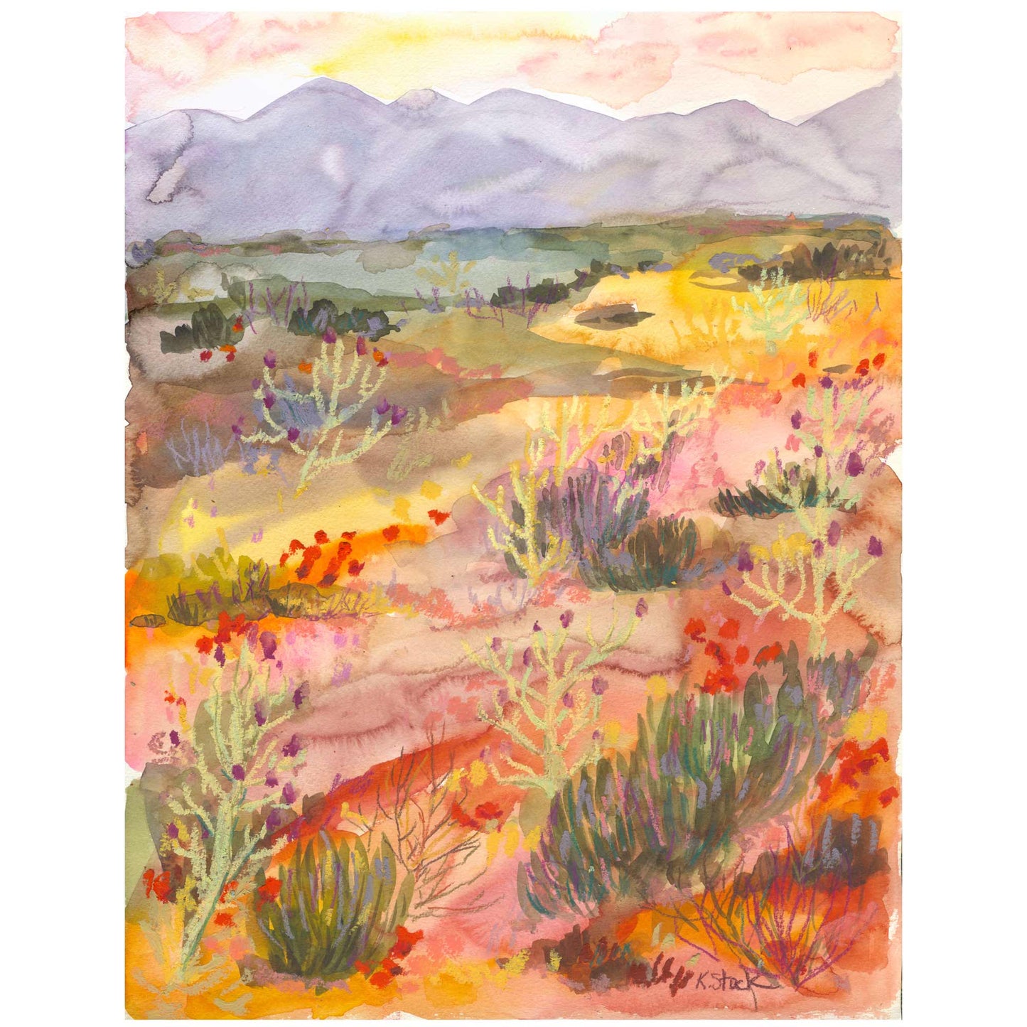 High Desert Landscape - Signed and Numbered Limited Edition Giclee Prints