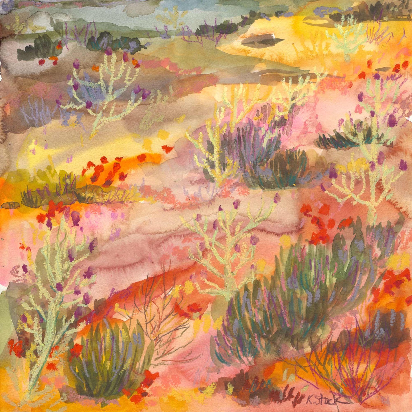High Desert Landscape - Signed and Numbered Limited Edition Giclee Prints