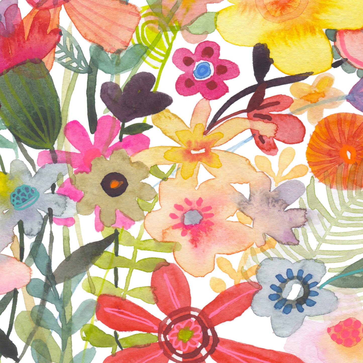 Orange Daisies - Signed and Numbered Limited Edition Print.