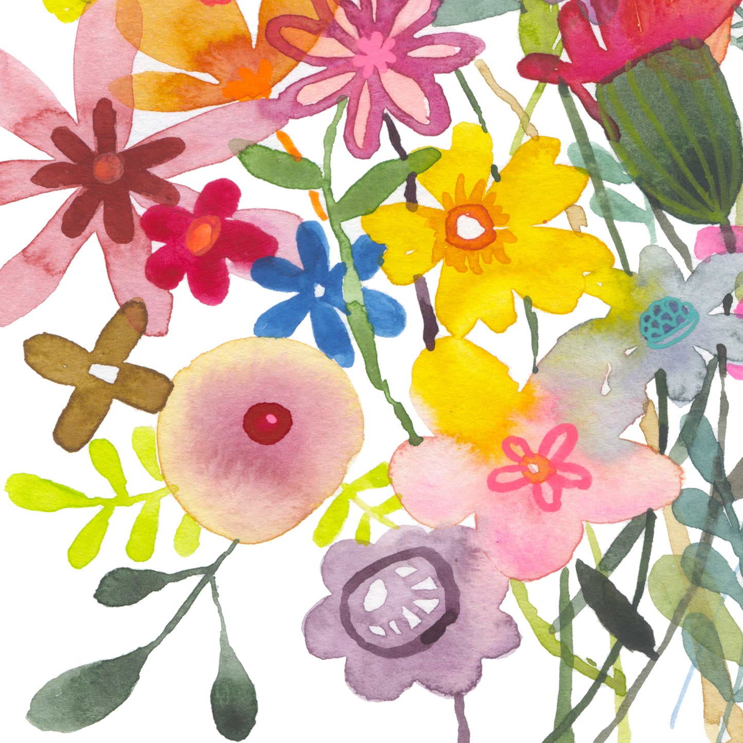 Orange Daisies - Signed and Numbered Limited Edition Print.