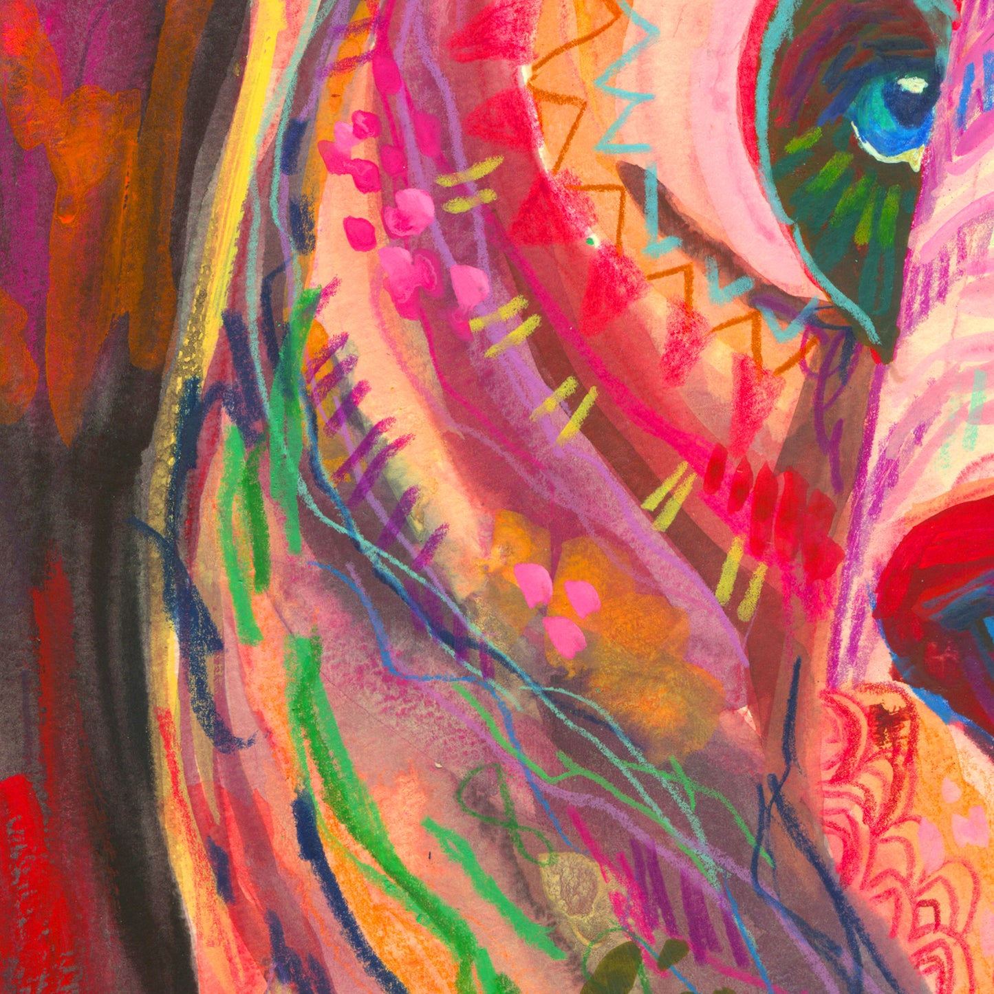 Rosy Bear - Signed and Numbered Limited Edition Giclee Prints