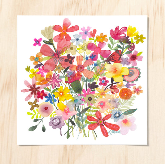 Orange Daisies - Signed and Numbered Limited Edition Print.