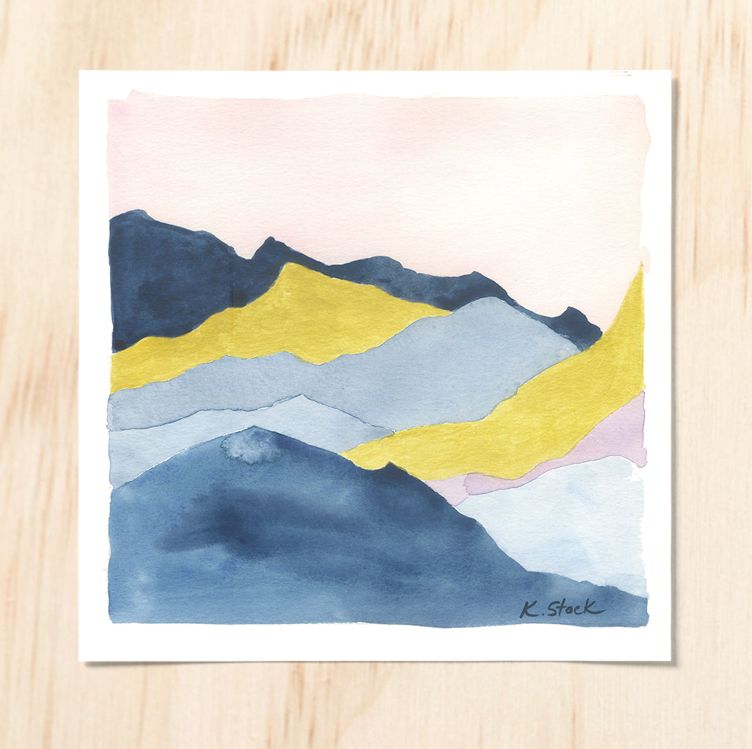 Pink Sky Mountain #2 - Signed and Numbered Limited Edition Print.