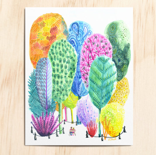Tree Museum - Signed and Numbered Limited Edition Print.