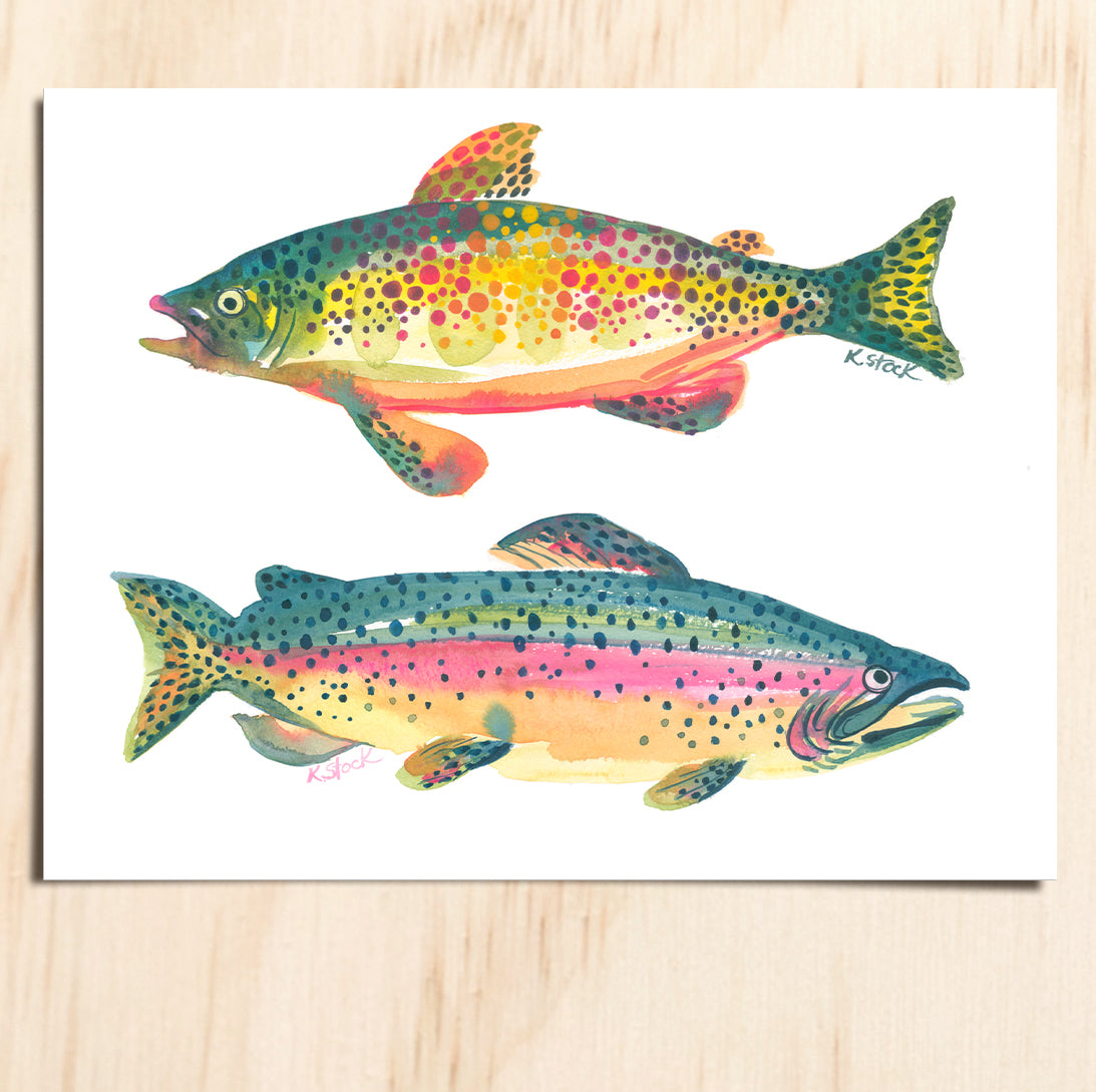 Trout Duo - Production Print