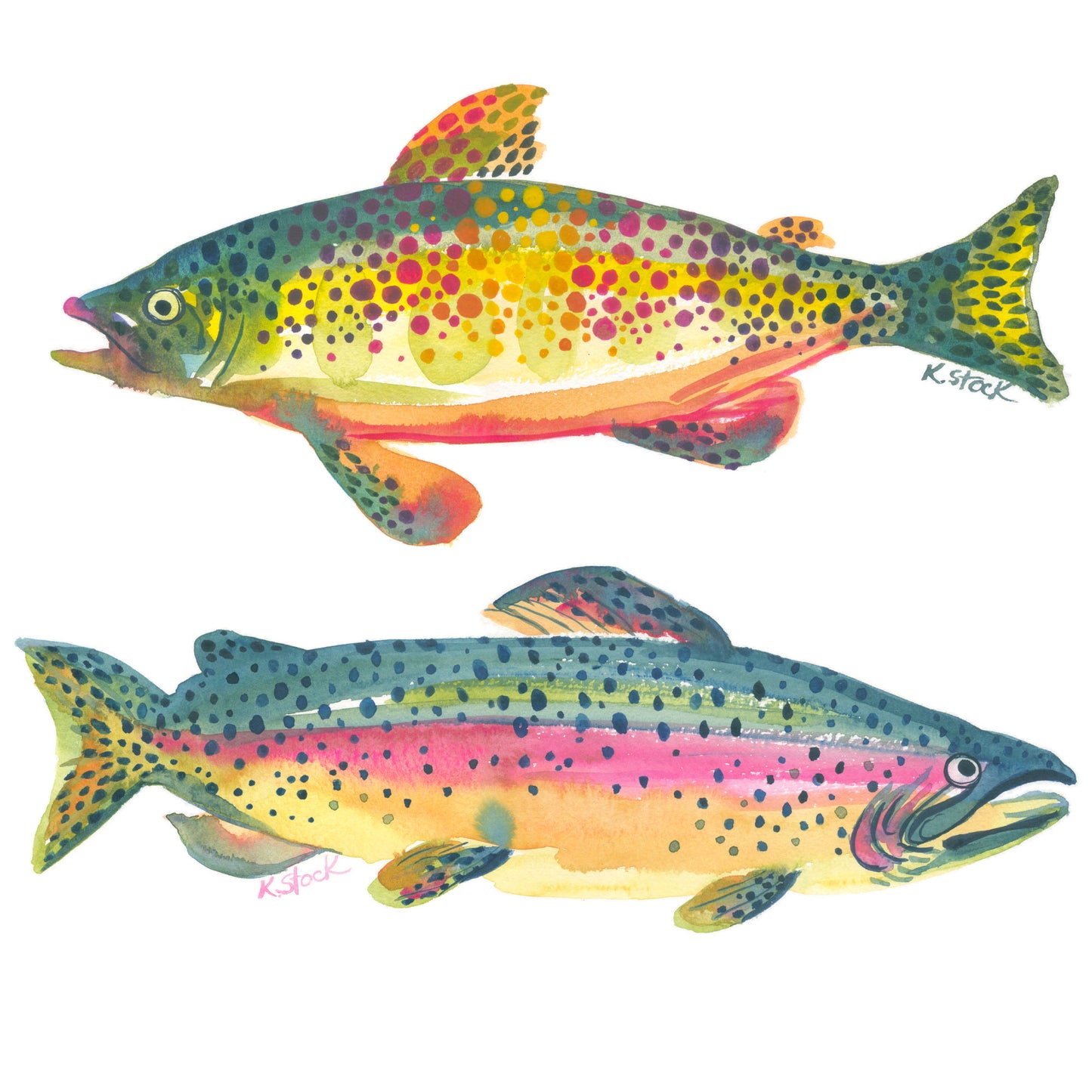 Trout Duo - Production Print